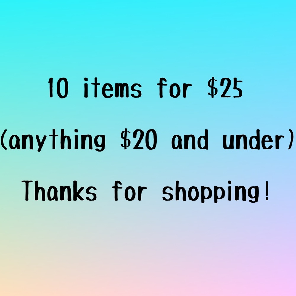 10/$25 Clothing Box Bundle Sale